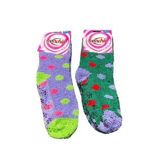 Frenchic Collection 2 pairs gripper socks - polka dots